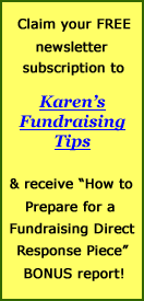 Sign up for Karen Zapp's Fundraising Tips